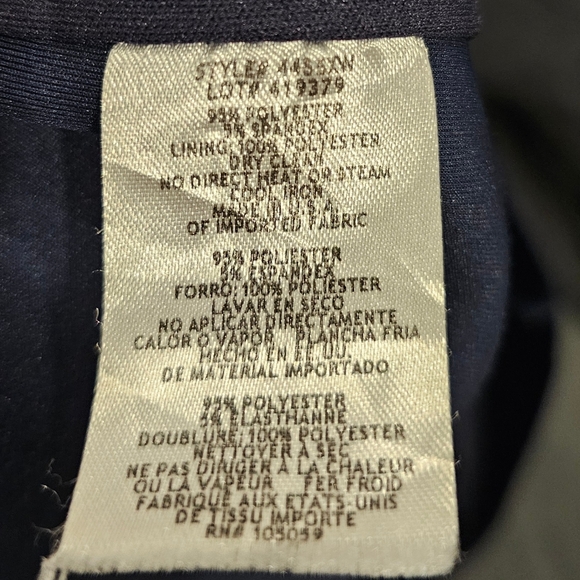 NWOT Xscape Blue Evening Dress - Picture 4 of 6